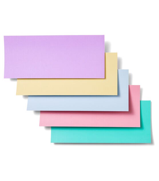 Cricut Joy Smart Paper 5.5" x 13" Pastels Sticker Cardstock Sheets 10ct, , hi-res, image 2