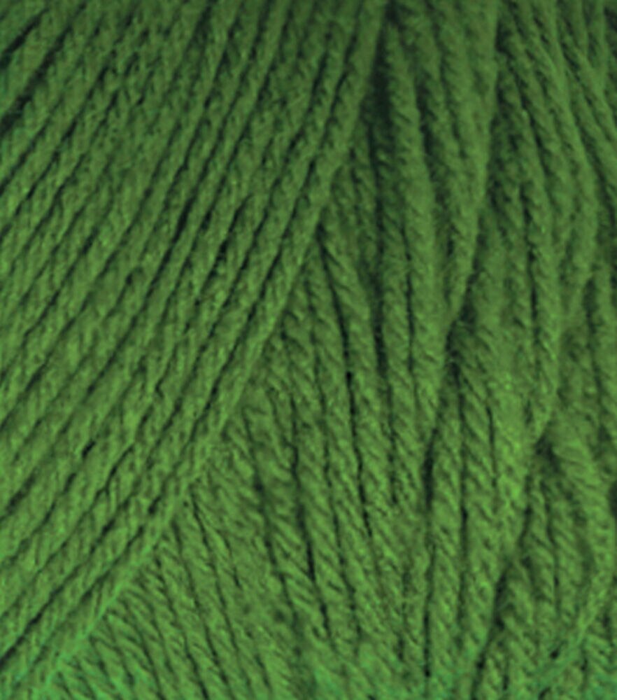 Value 380yd Worsted Acrylic Yarn by Big Twist, Forest Green, swatch, image 31