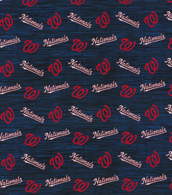 MLB Licensed Washington Nationals 100% Cotton Fabric