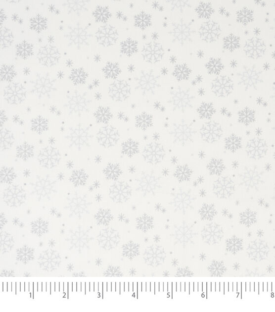 Singer 18" x 21" Snowflakes Christmas Cotton Fabric Quarters 5ct, , hi-res, image 5