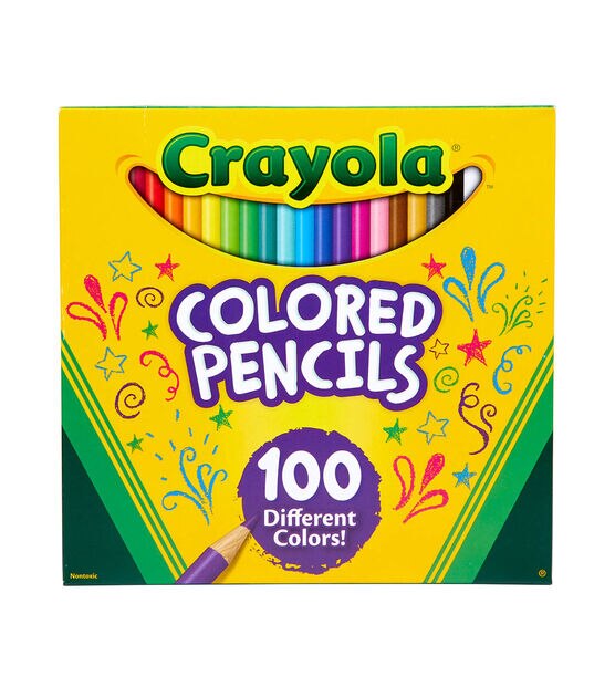 Crayola Adult Colored Pencil Set (100ct), Premium Coloring Pencils For  Adult Coloring Books, Holiday Gift for Teens & Adults, Stocking Stuffer