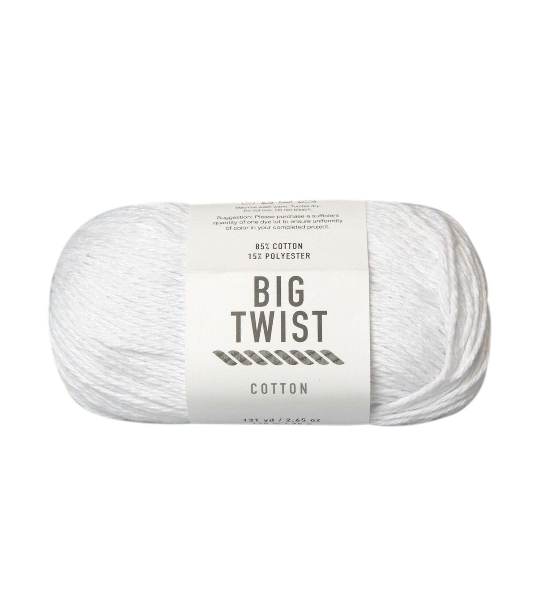 Big Twist Medium Weight Acrylic Value Pound Plus Yarn - White - Big Twist Yarn - Yarn & Needlecrafts