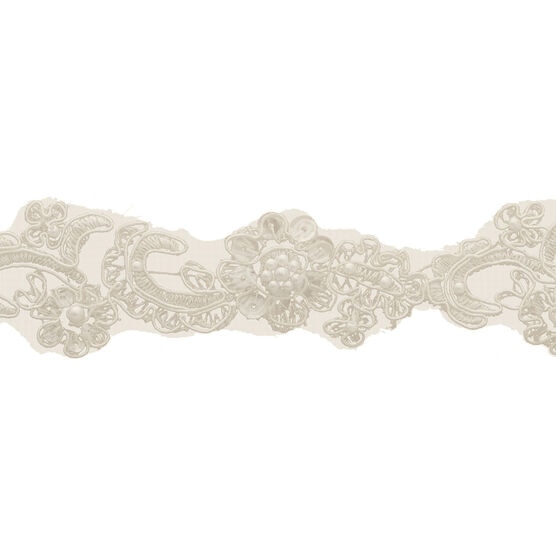 White Lace Ribbon Stock Illustration - Download Image Now