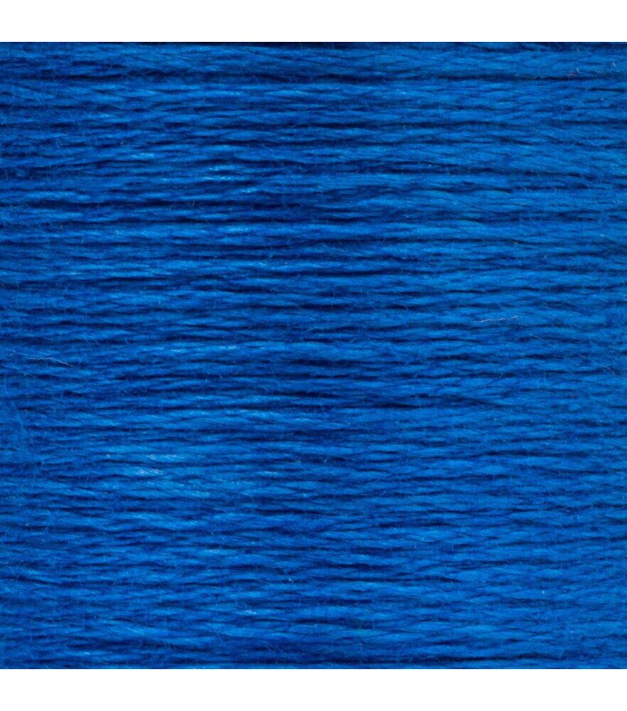 Anchor Cotton 10.9yd Blues Cotton Embroidery Floss, 132 Cobalt Blue Medium Dark, swatch, image 30