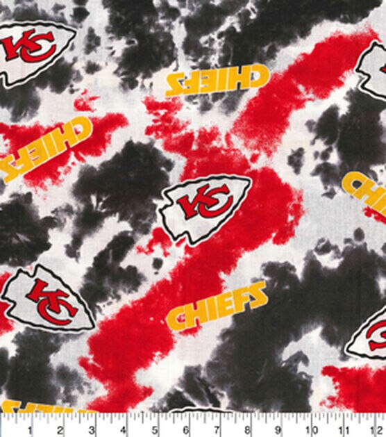 Fabric Traditions Kansas City Chiefs NFL Logo Fleece Fabric