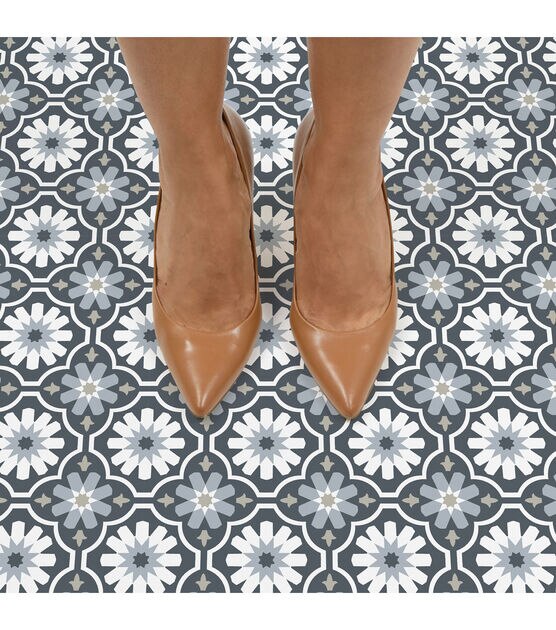 FloorPops Sevilla Peel & Stick Floor Tiles  - Multicolor, , hi-res, image 6