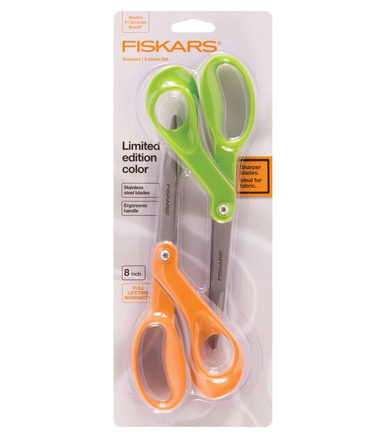 2 - Fiskars 7 Scissors - School Scrapbook Craft Home - 2 PACK