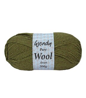 Wendy 200g Medium Weight Wool Pure Aran Yarn