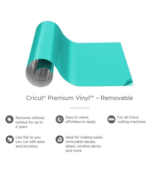 Cricut Premium Vinyl Sampler, Essentials Removable