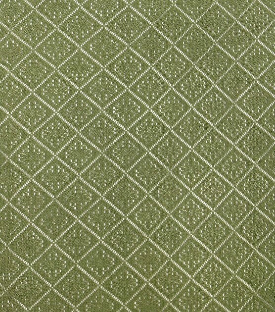 Sage Diamond Knit Fabric