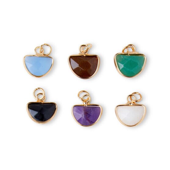 4ct Gold & Blue Crystal Charms by hildie & jo