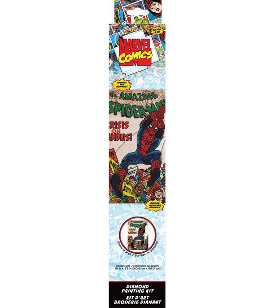 Diamond Dotz 20 Marvel Comic Book Covers Spider Man Painting Kit