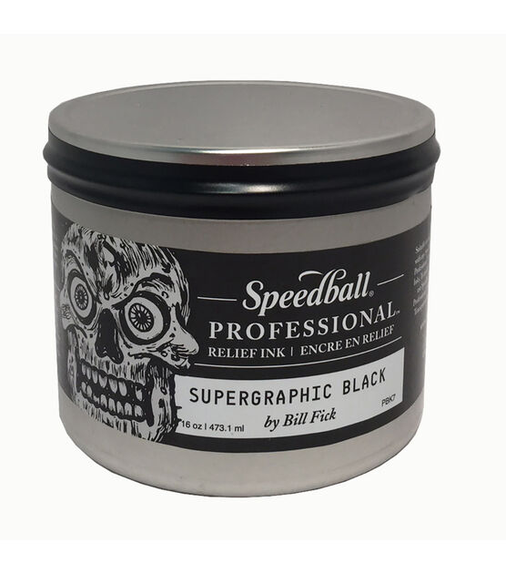 Speedball : Fabric Block Printing Ink : 150ml : Black - Speedball : Fabric  Block Printing Ink - Speedball - Brands