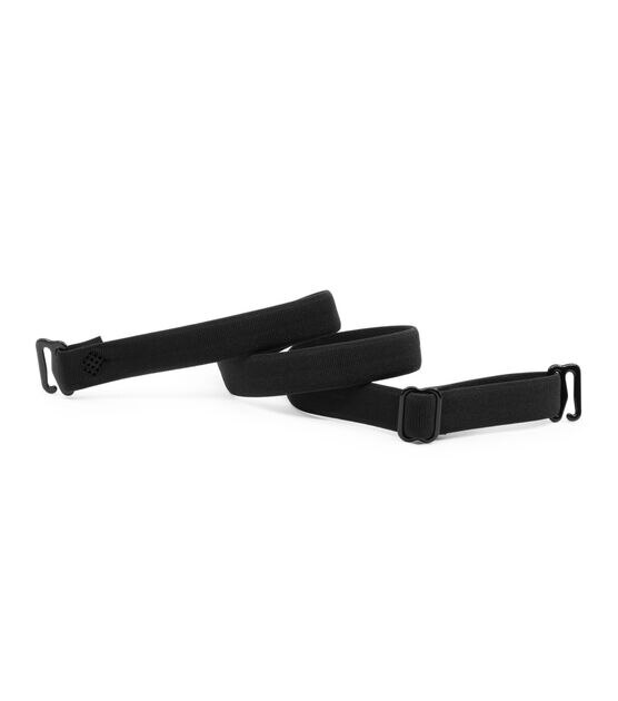 Dritz 53112 Detachable & Adjustable Fashion Straps, One Size, Black