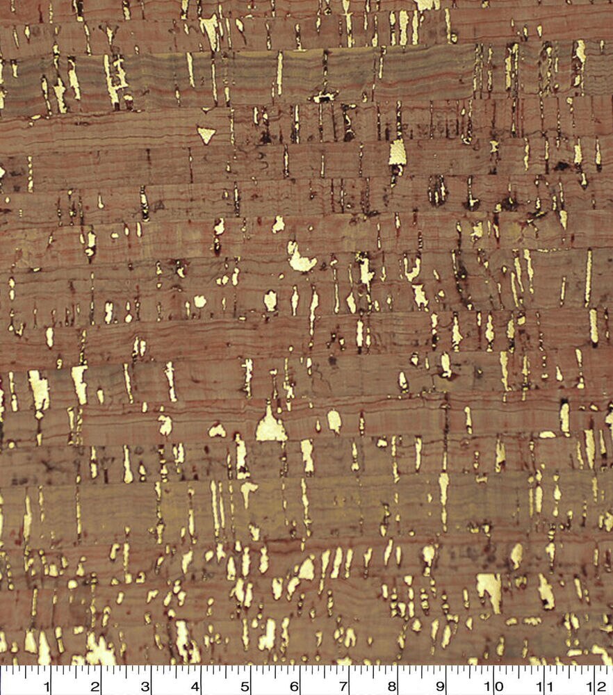 Natural Cork Utility Fabric, Natural Metallic, swatch