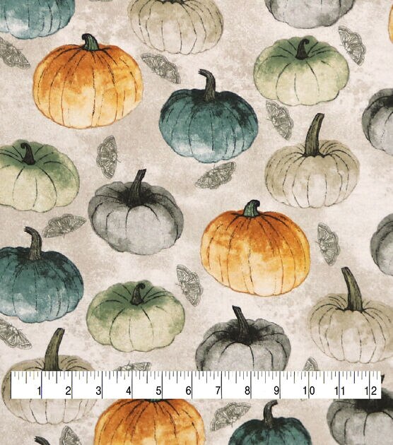 Pumpkins Super Snuggle Flannel Fabric, , hi-res, image 3