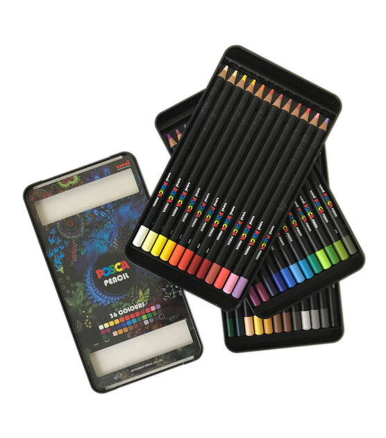 Posca Pencils – 36 colors set - Coloring pencils - Coloring Supplies - Live  in Colors