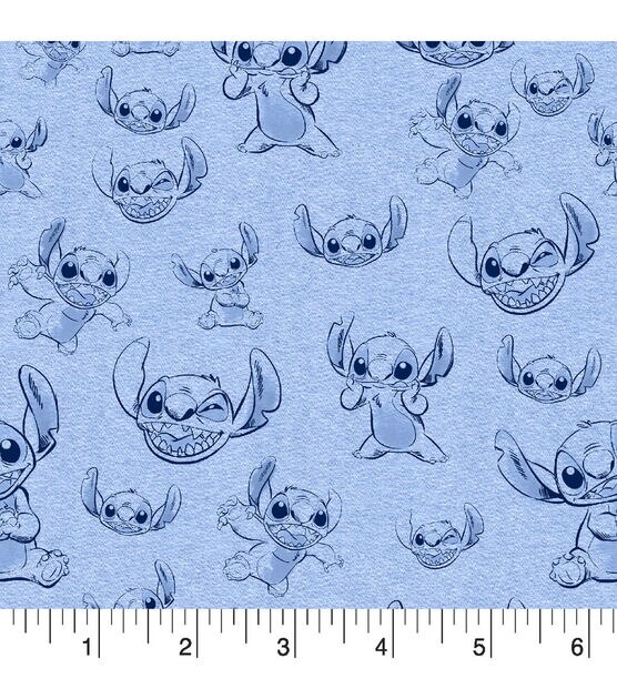Childrens Cotton Fabric Stitch, Disney Cotton Fabrics Stitch