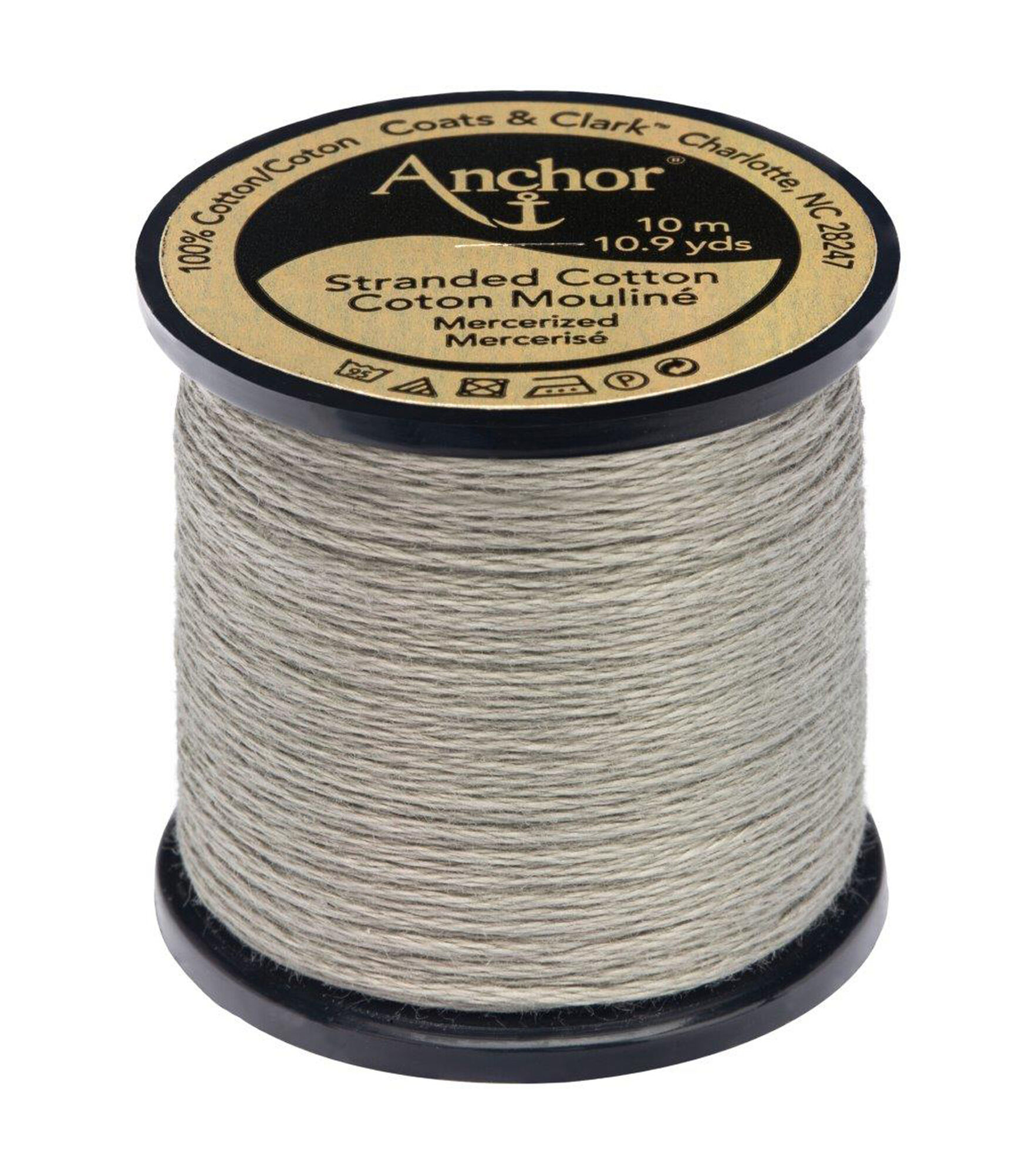 Anchor Cotton 10.9yd Neutral Cotton Embroidery Floss, 1040 Pewter Medium, hi-res