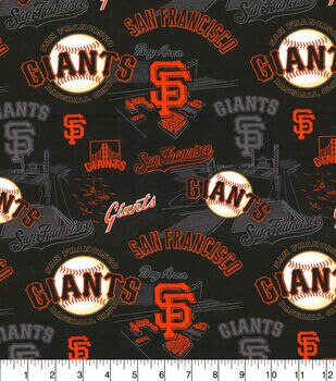 SF Giants Fleece Coat in Medium With Embellishments Added for 