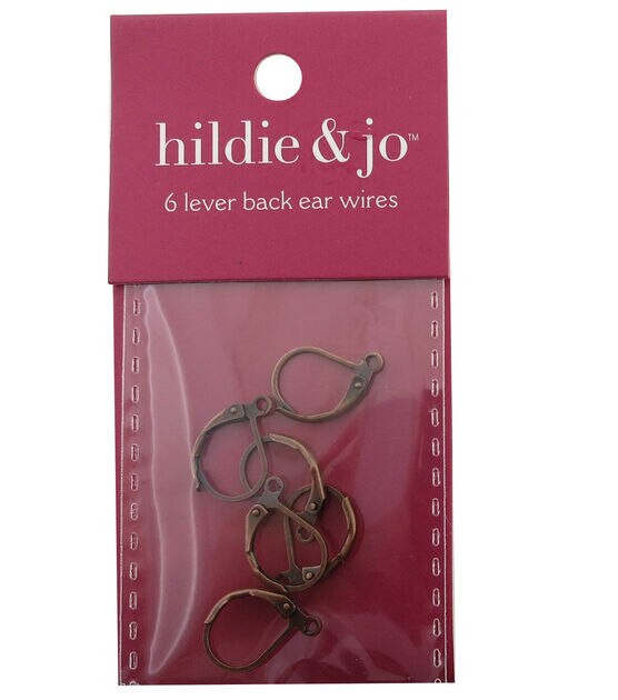 12mm x 21mm Silver Plated Metal Fish Hook Ear Wires 10pk by hildie & jo