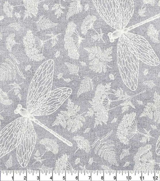 Dragonfly On Light Purple 108 Wide Premium Cotton Fabric