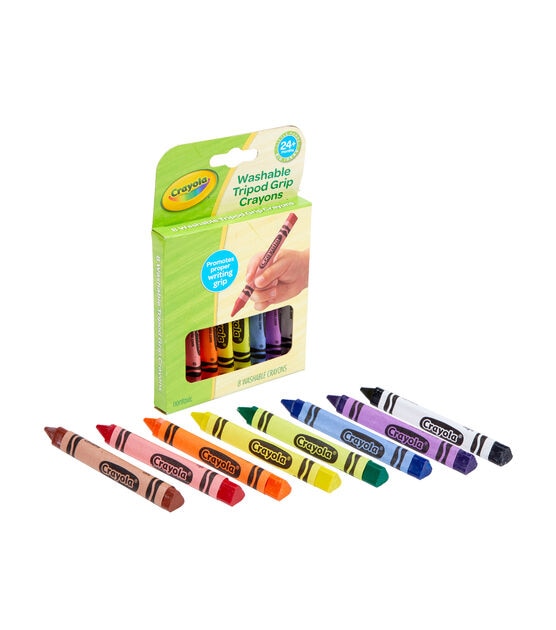 36 Colors Triangle Crayons Creative Washable and Non Toxic