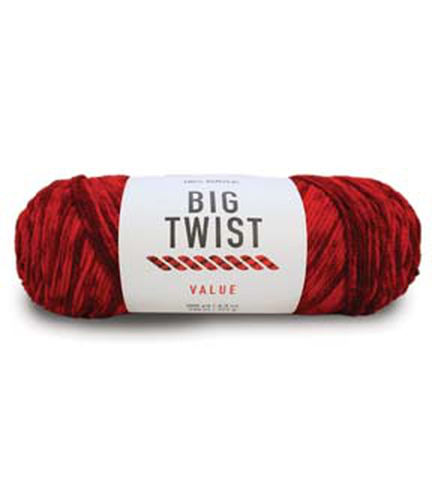 Value Print 269yds Worsted Acrylic Yarn by Big Twist, Cherry Mix, hi-res