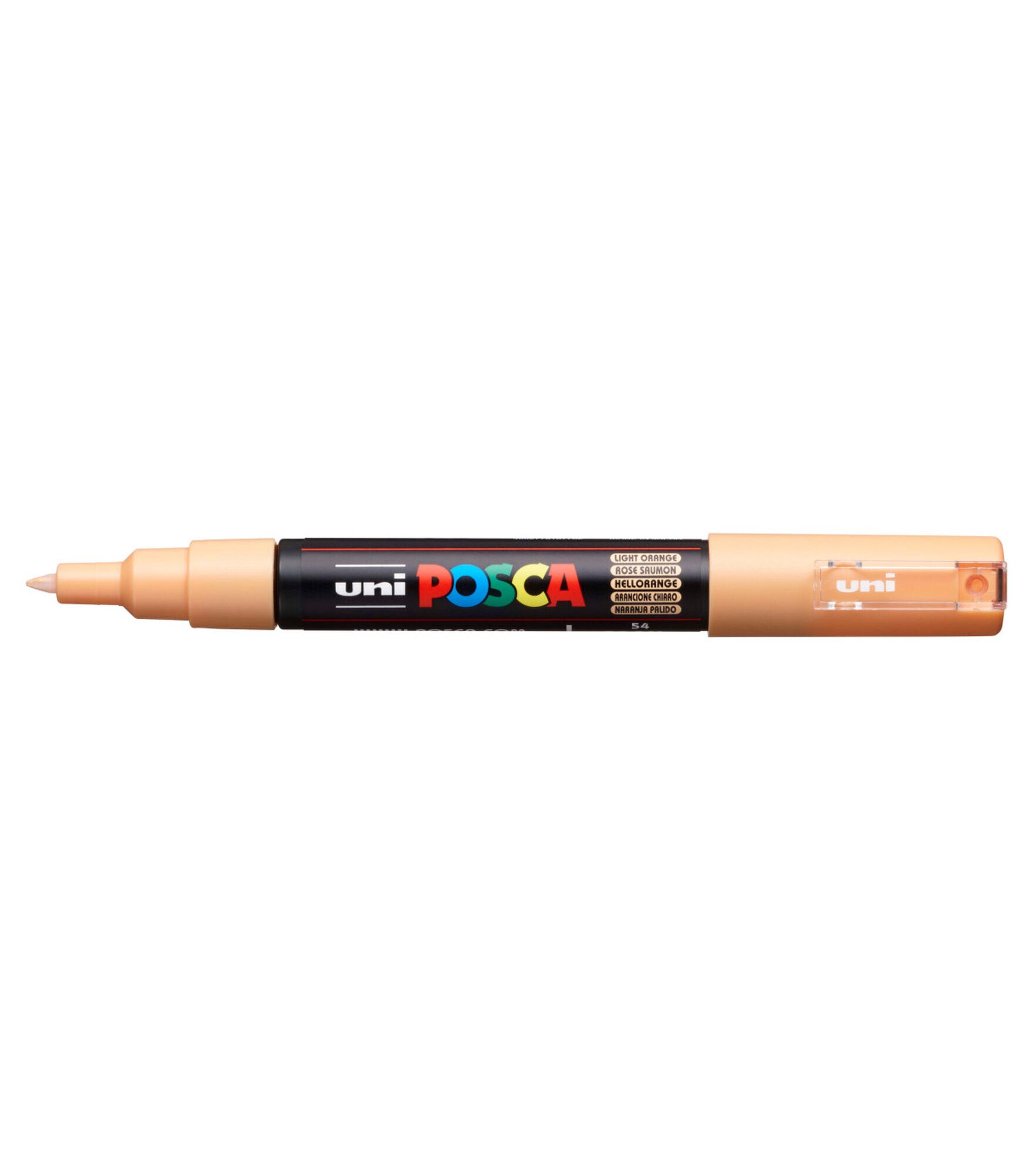 POSCA Extra Fine Paint Marker, Light Orange, hi-res