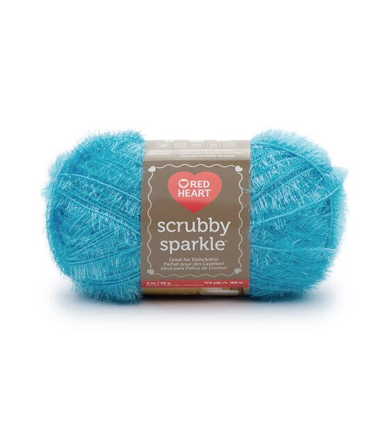 Red Heart Scrubby Sparkle Yarn