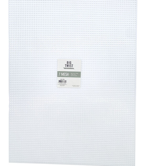 Needle Crafters Plastic Canvas - White, 10-1/2 W x 13-1/2 L