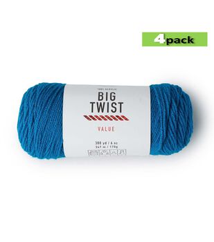 Medium Weight Acrylic Value Pound Plus Yarn by Big Twist by Big Twist