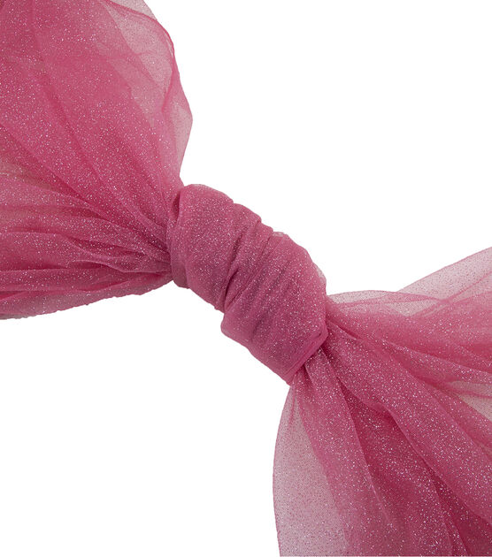 Glitter Pink Tulle Apparel Fabric, , hi-res, image 2