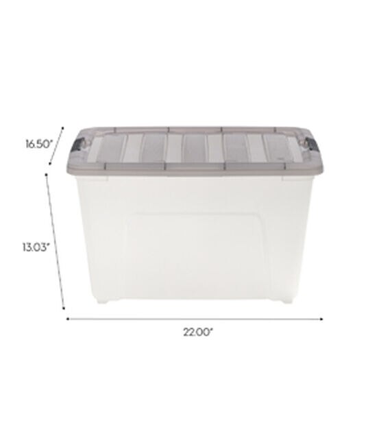 53-qt. Touch Lid Wastebasket [Set of 4] Color: White