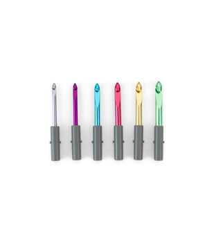 Susan Bates Crystalites Acrylic Crochet Hooks