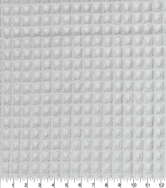 SALE Stretch Waffle Weave Knit Fabric 5912 White, by the yard