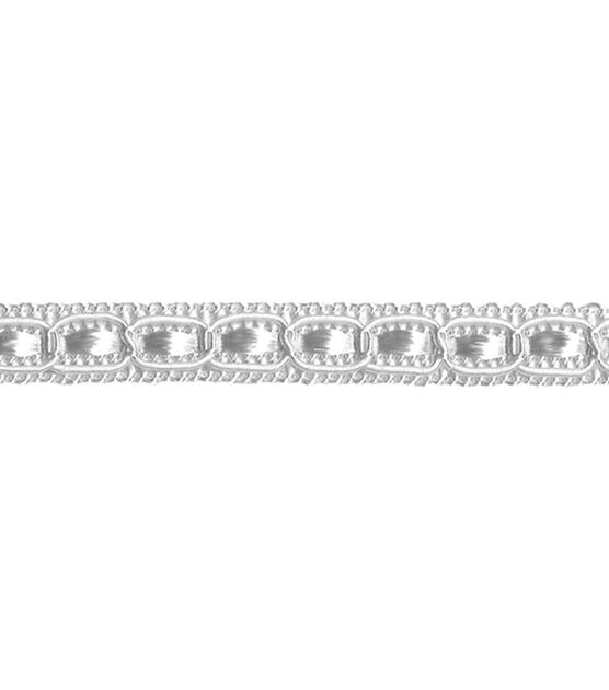 White Mini Gimp Trim, , hi-res, image 2