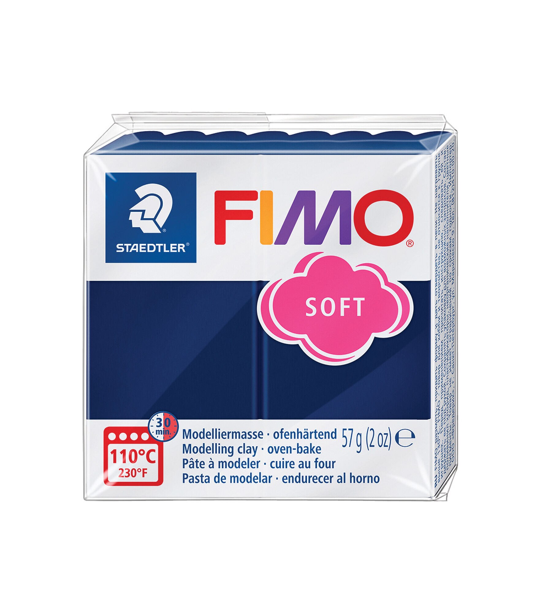 Fimo 2oz Soft Oven Bake Modeling Clay, Windsor Blue, hi-res