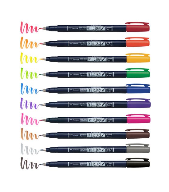 Tombow Fudenosuke Colored Brush Pen, , hi-res, image 2