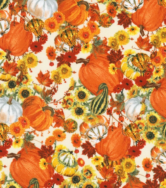 Autumn Feast Harvest Cotton Fabric | JOANN
