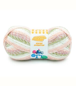 Lion Brand Ice Cream Big Scoop Yarns Mint Green 10 oz 1117 yd 100% Acrylic