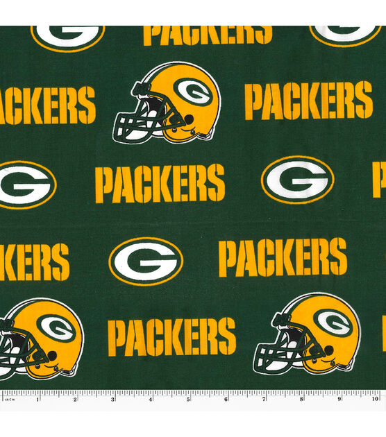 Fabric Traditions Green Bay Packers Cotton Fabric Green