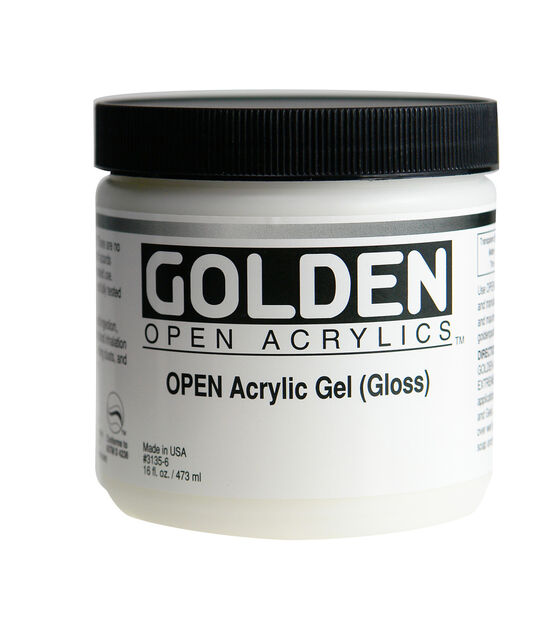 Golden OPEN Acrylic Gel Medium Gloss Pint