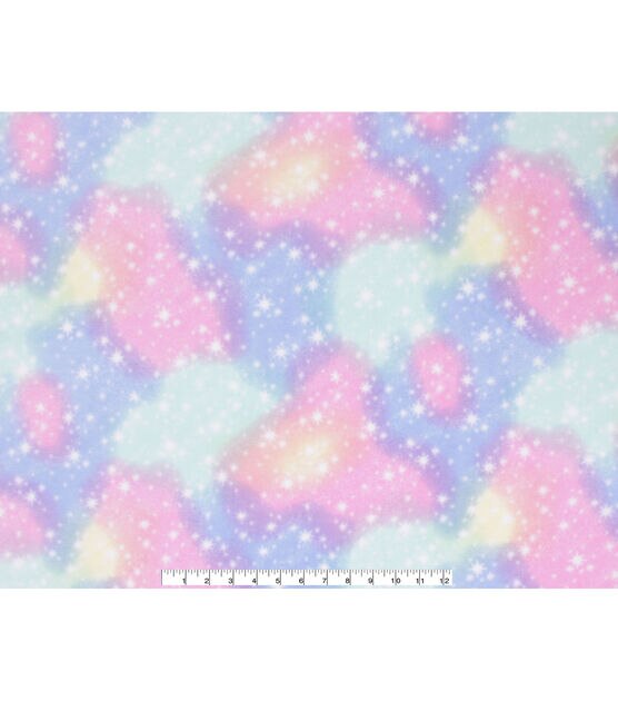 Cotton Candy Sky Anti Pill Fleece Fabric, , hi-res, image 2