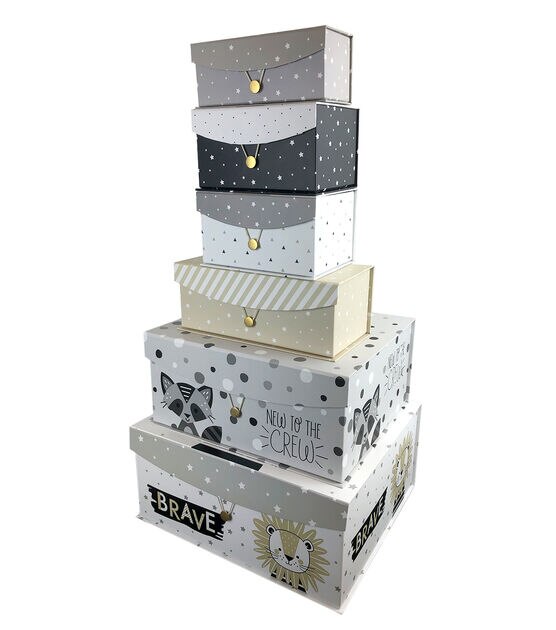 Soul & Lane Decorative Cardboard Storage Boxes with Lids | adamsbargainshop