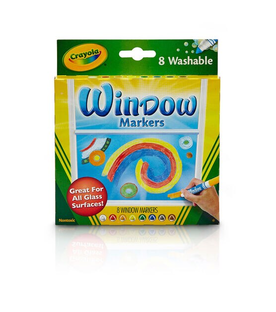 Crayola 8ct Washable Window Markers : Target