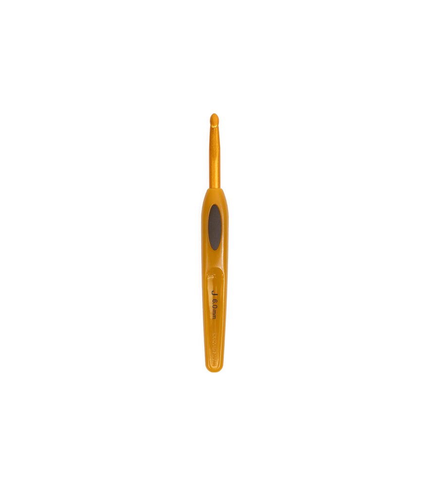 Clover Soft Touch Crochet Hooks, Size J10 6.0mm, swatch, image 9