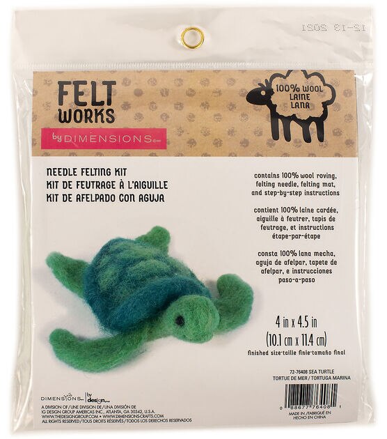Wool Needle Felting Kit, Felt Needle Felting Kit, Felting Wool Toys