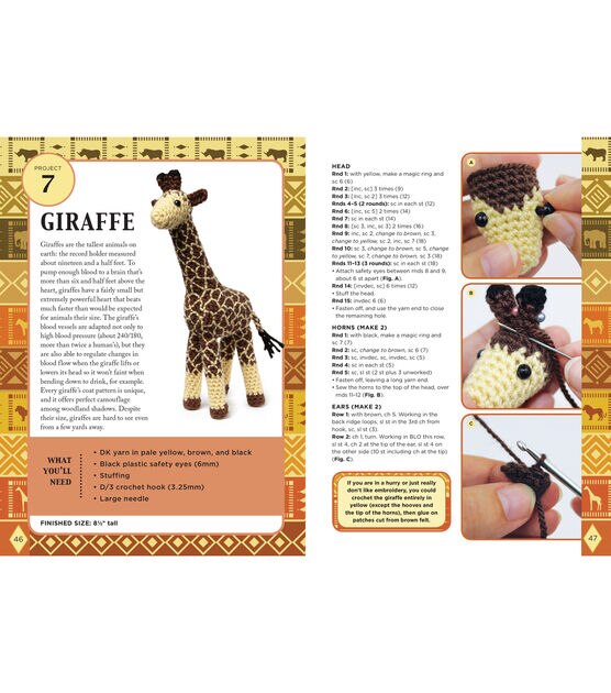 ReaderLink Animal Planet Safari Crochet Kit