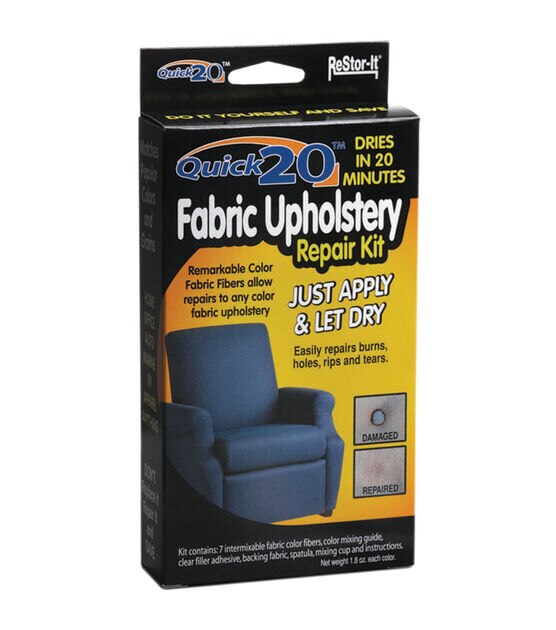 ATG Fabric Upholstery Repair Kit | Carpet Repair Kit | Fabric Repair Kit |  Couch Repair Kit | Car Seat Repair Kit | Upholstery Repair | Furniture